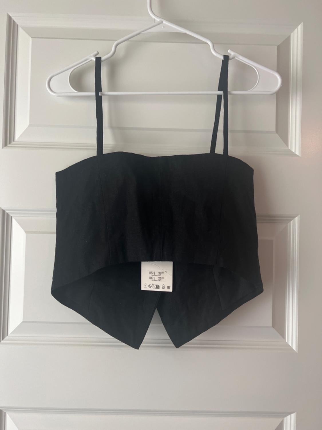 LINEN BLEND TANK TOP - Image 2