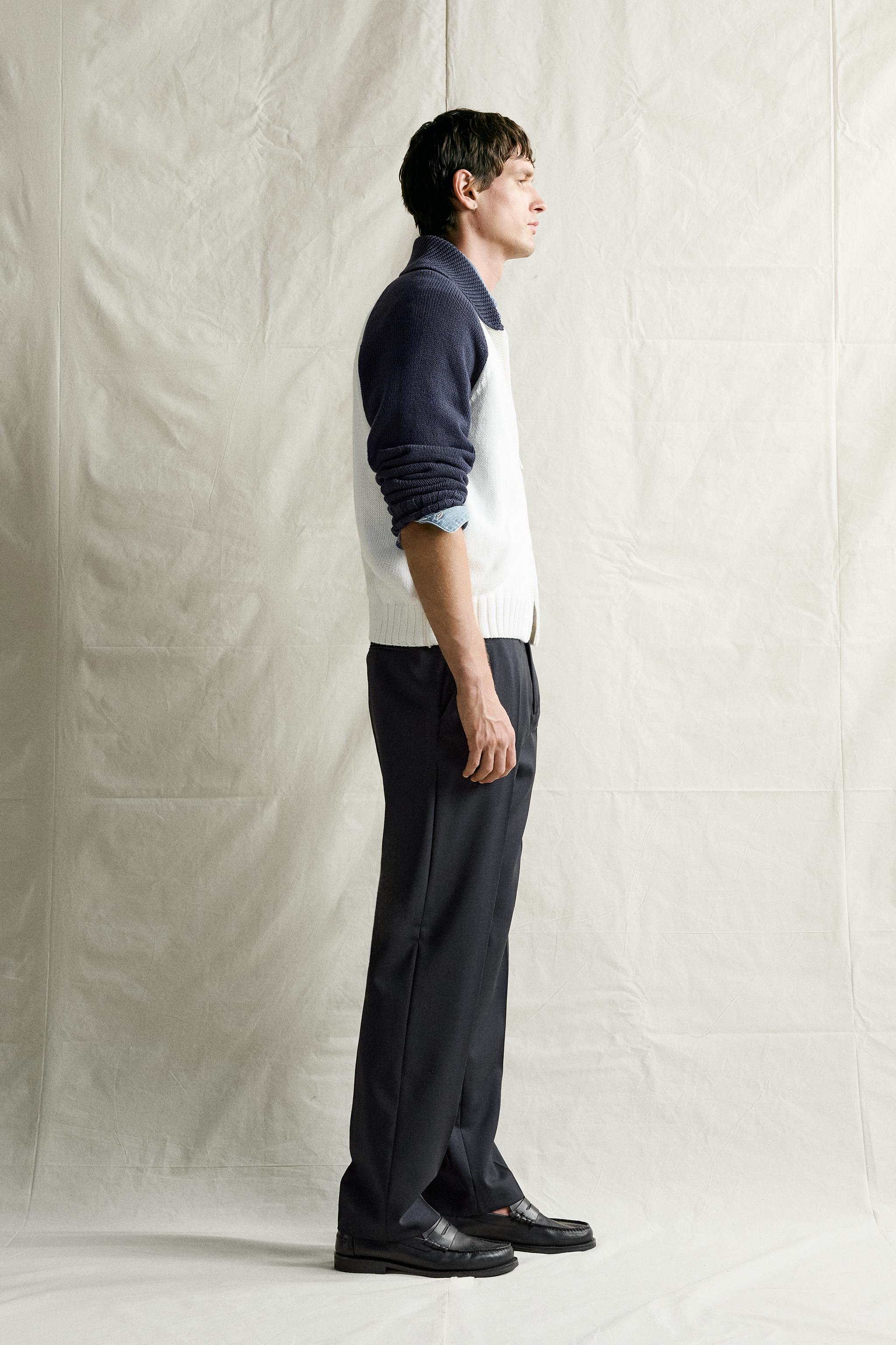GILET RELAXED FIT COLOR BLOCK