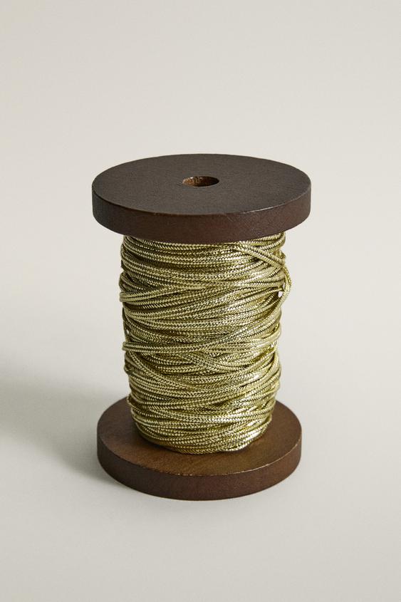 GLITZER-GESCHENKBAND WEIHNACHTEN - Goldfarben von Zara - Bild 0