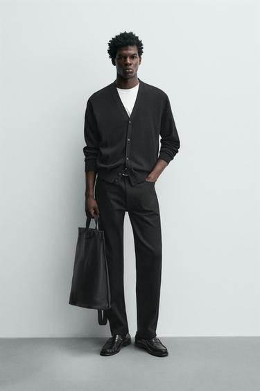 JEANS SLIM FIT CONFORT - Negro de Zara
