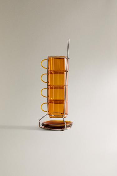 STRUCTURE WITH MUG SET - Orange by Zara