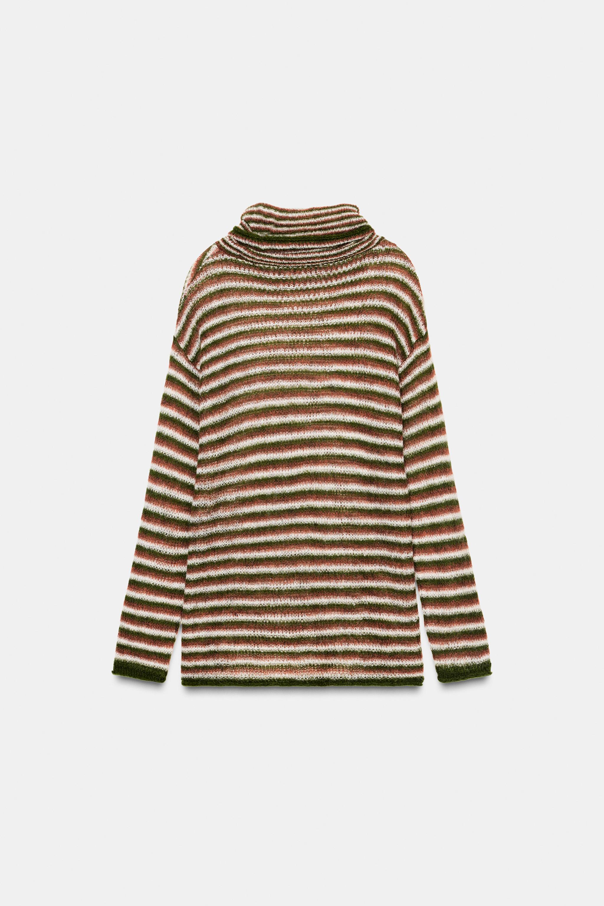 STRIPED KNIT JUMPER