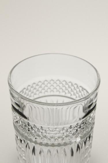VERRE À SODA EN VERRE RELIEF - Transparent de Zara - Image 1