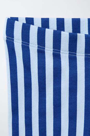 LEGGING CYCLISTE À RAYURES BRODÉ MINNIE MOUSE © DISNEY - Bleu de Zara - Image 2