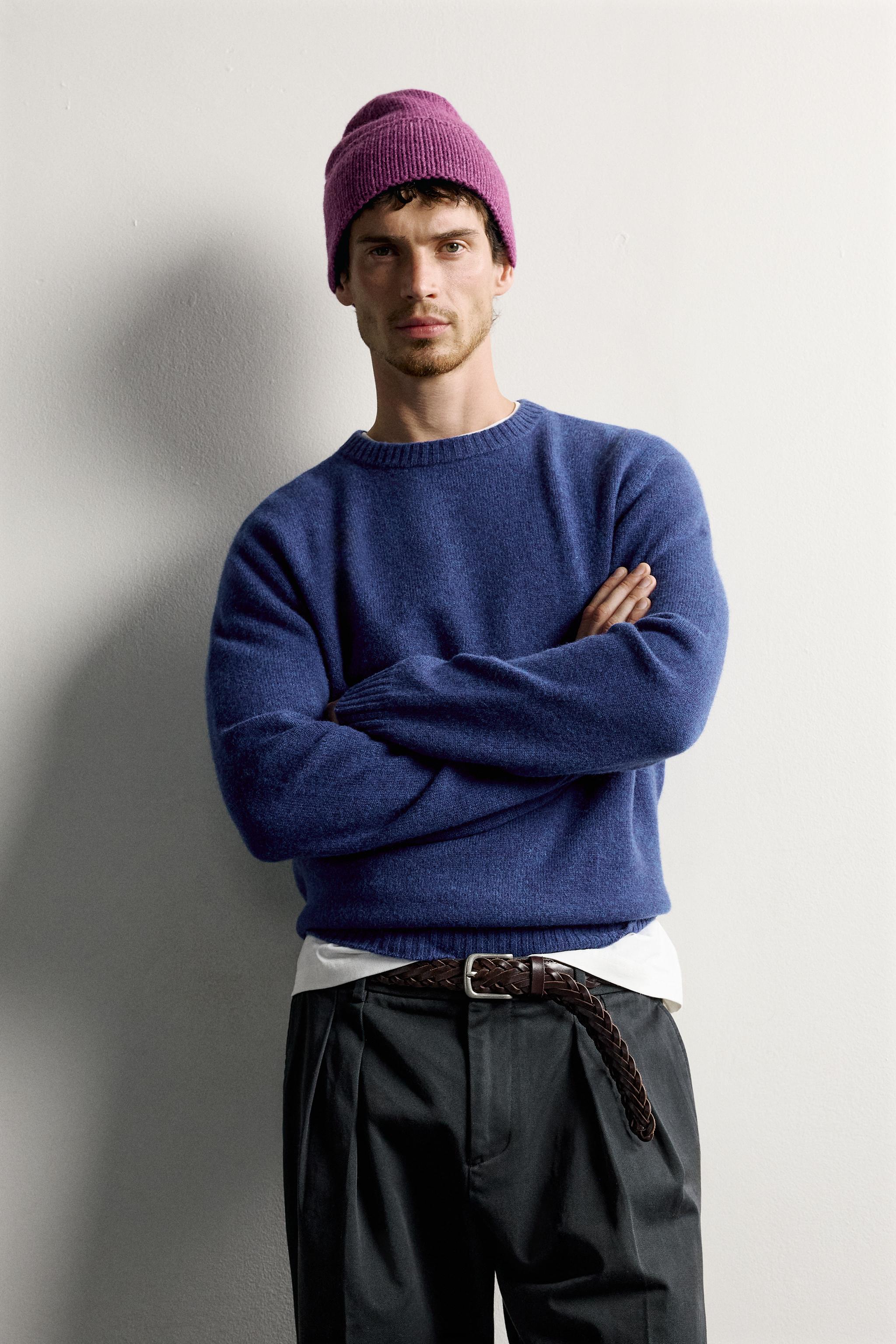 WOOL BLEND REGULAR FIT SWEATER