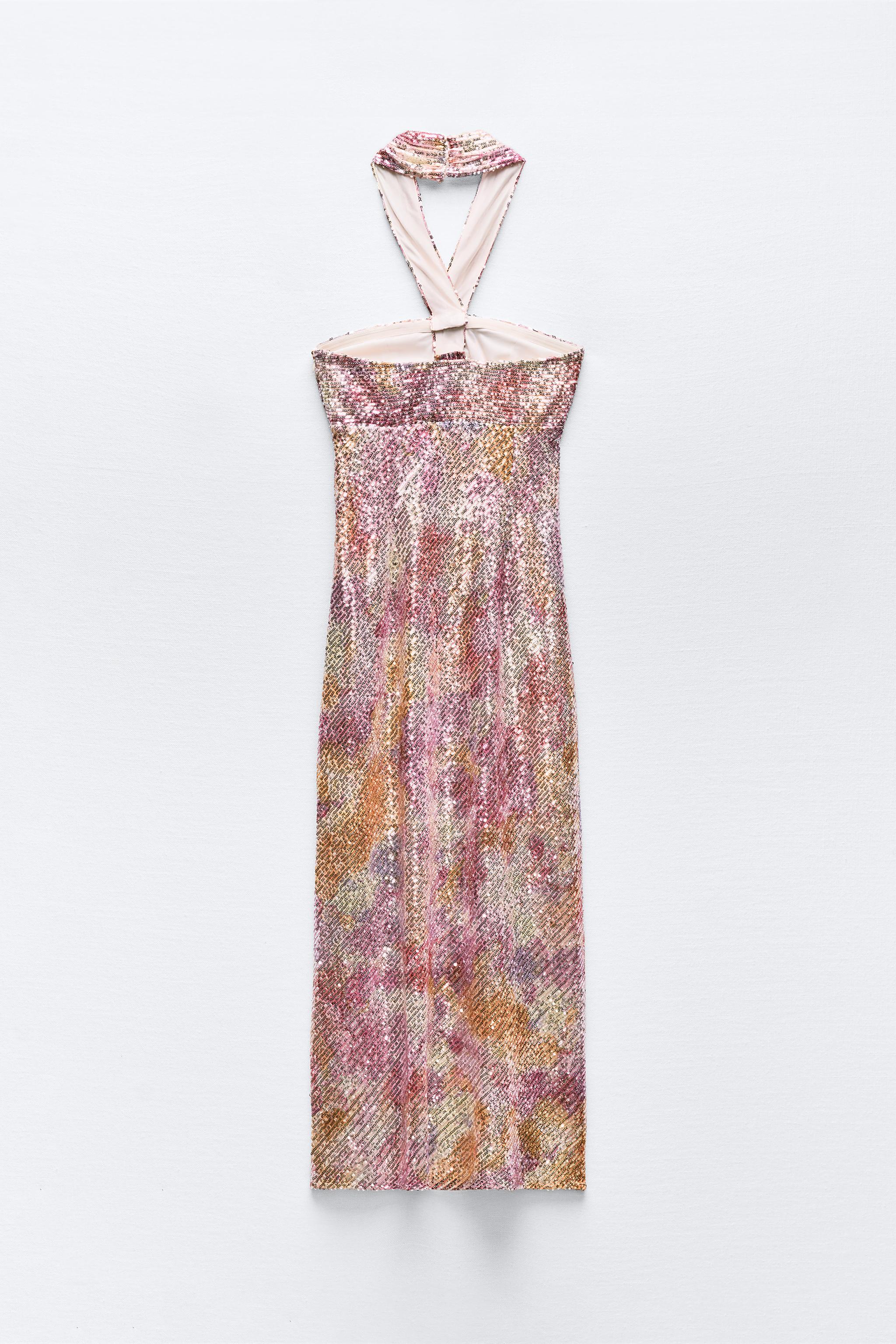 Abito paillettes zara outlet