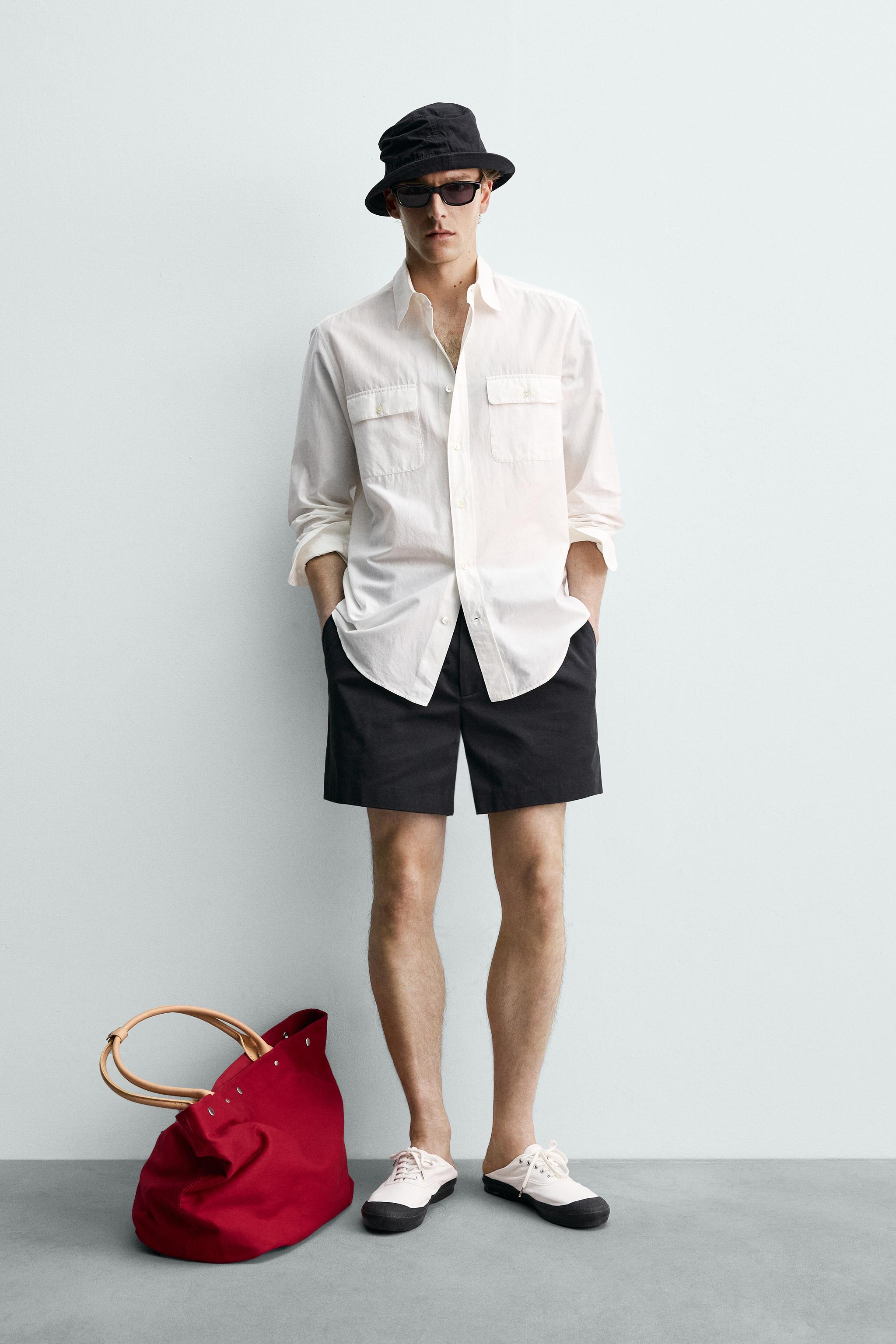 CHEMISE FLUIDE REGULAR FIT À POCHES AARON LEVINE X ZARA