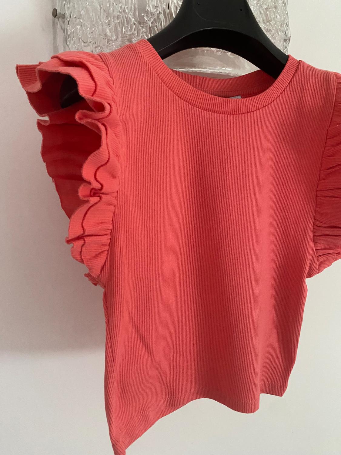 SLEEVELESS TOP WITH RUFFLES - Image 3