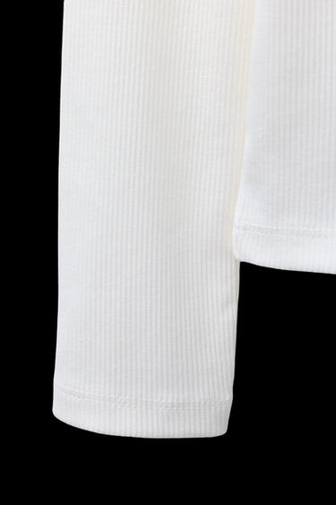JEWEL RIB T-SHIRT - White by Zara