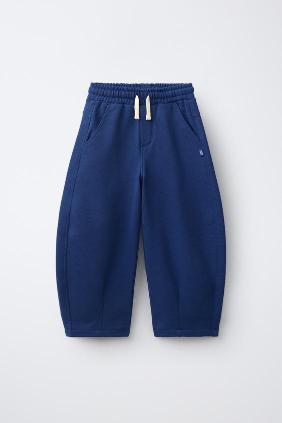 BARREL PLUSH TROUSERS - Bluish by Zara - Image 0