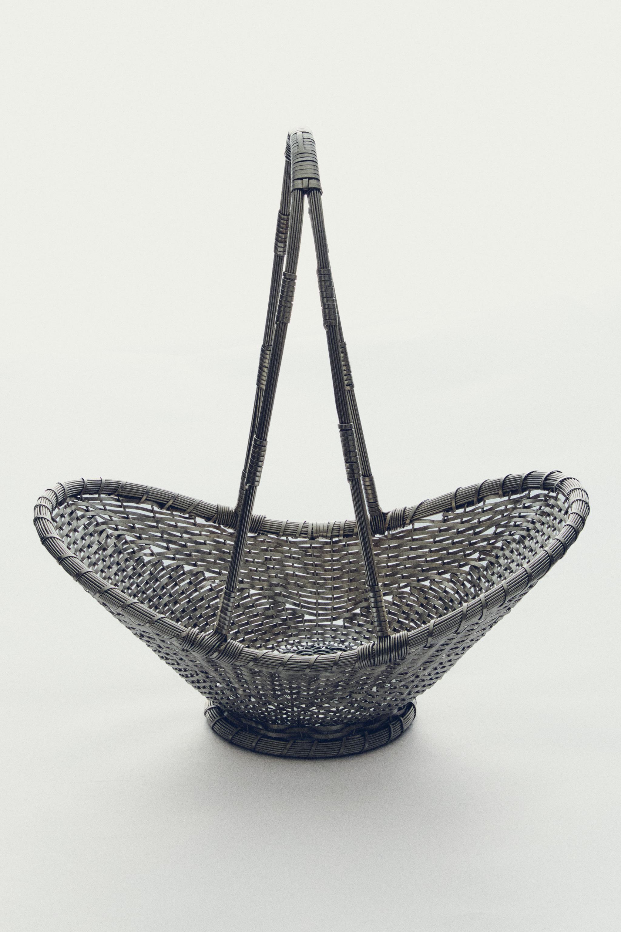 WOVEN METAL BASKET HIGH I COLIN KING