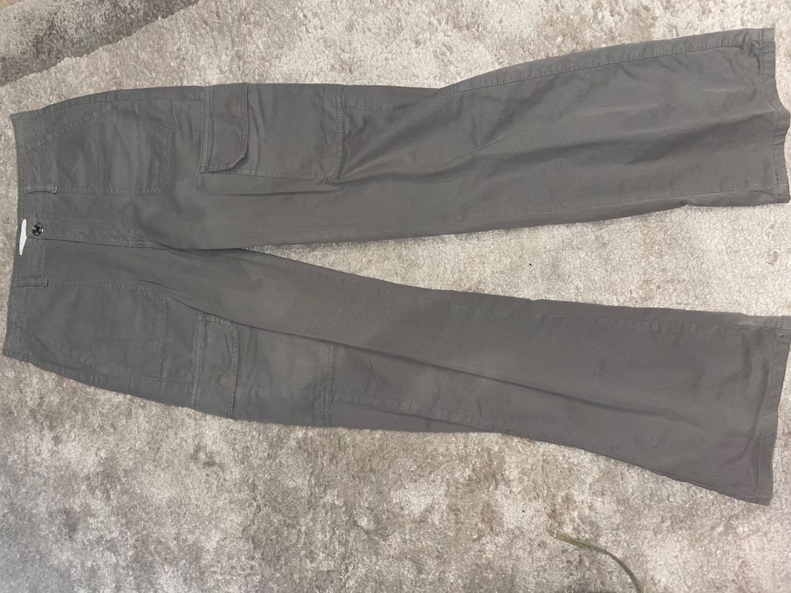 HIGH-RISE STRAIGHT-FIT TRF CARGO TROUSERS