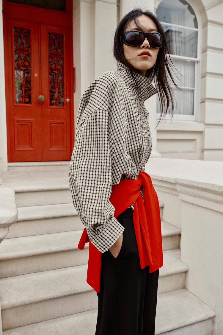 Chaqueta bomber de cuadros 6