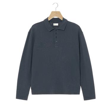 GEBORSTELDE GESTRUCTUREERDE POLO ORIGINS - Blauw / Grijs van Zara