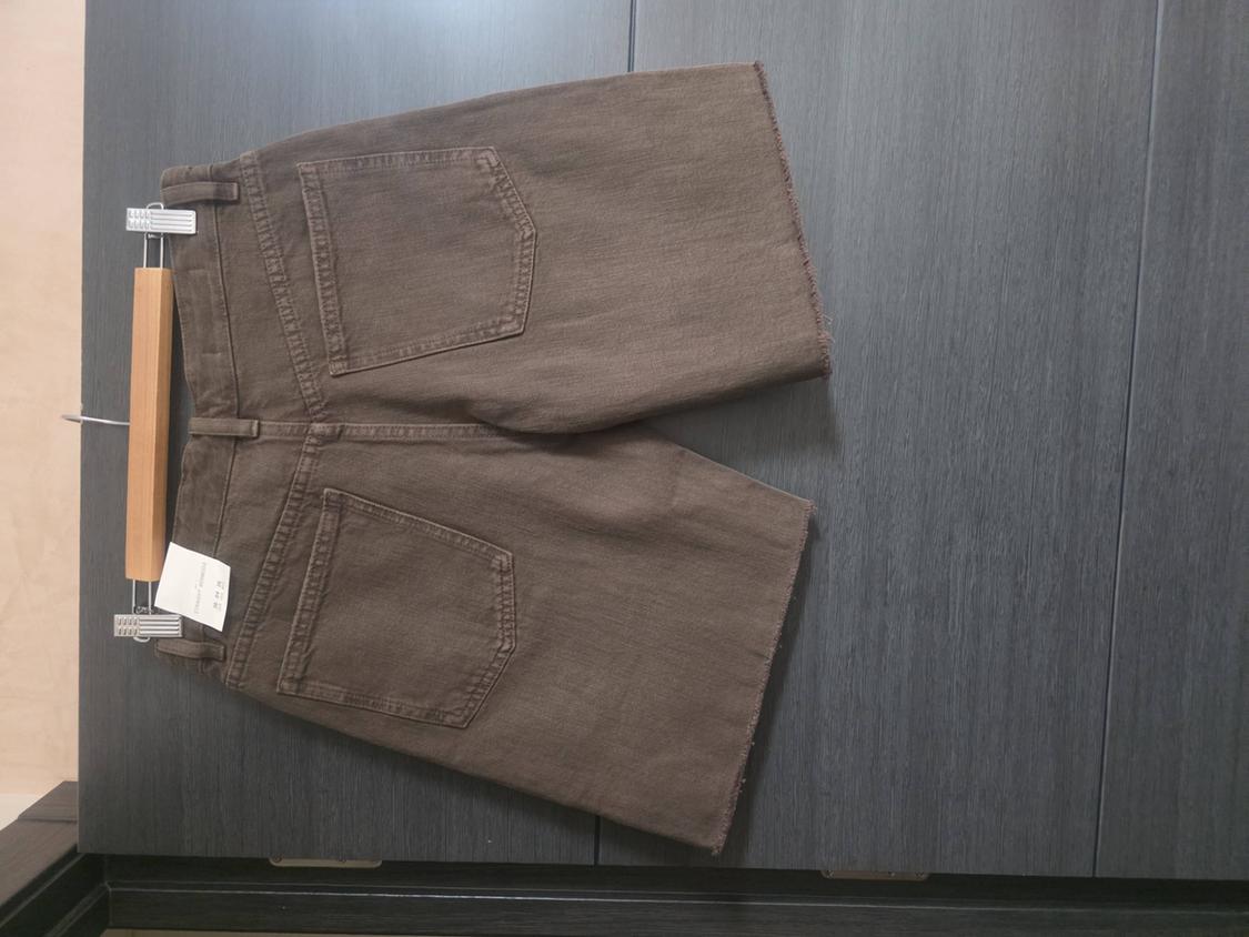 TRF MID-WAIST DENIM BERMUDA SHORTS - Image 4