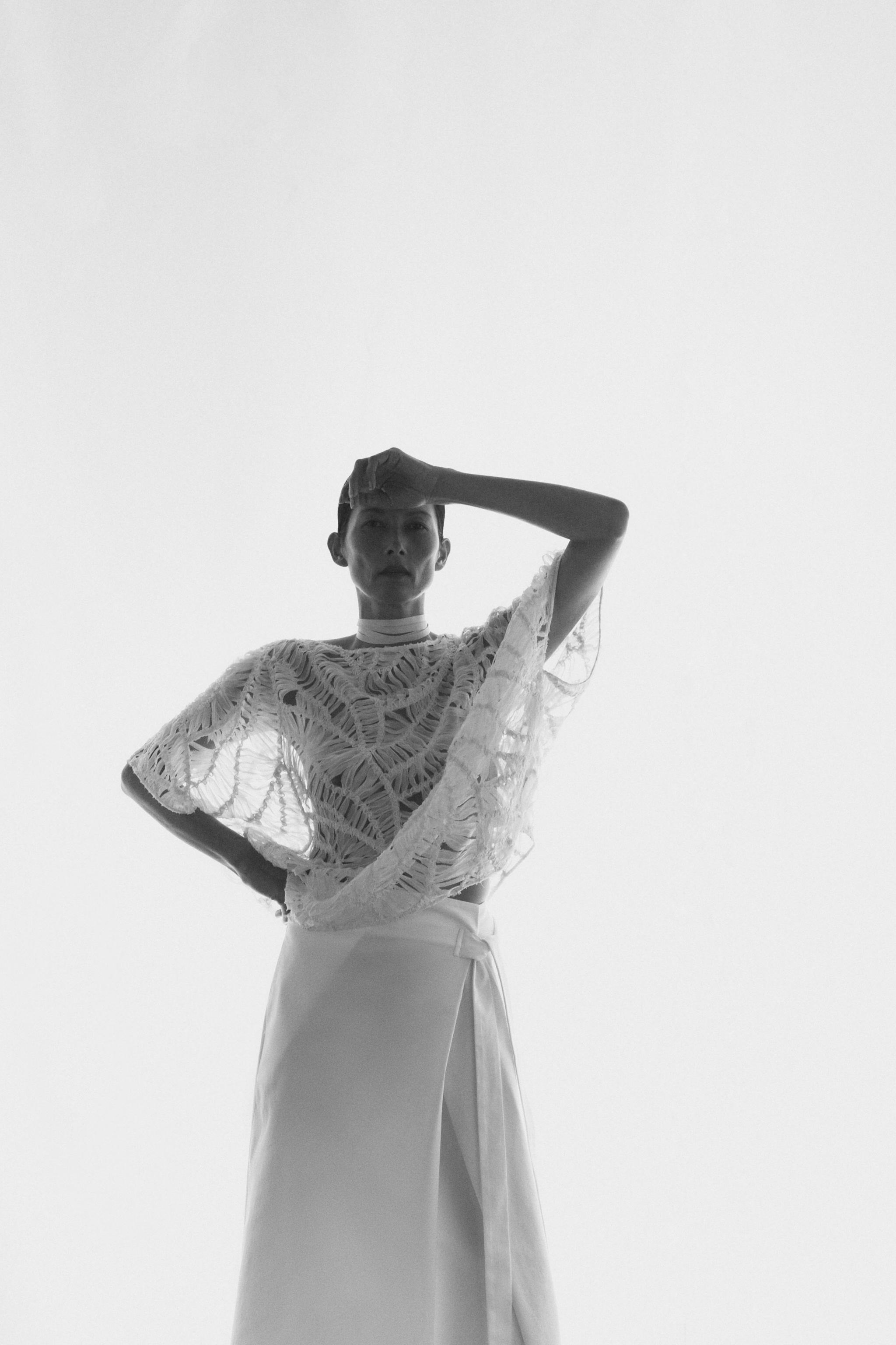JUPE MIDI ASYMÉTRIQUE ZW COLLECTION