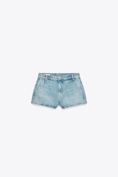 SHORT CHINO EN JEAN TRF - Bleu de Zara - Image 5