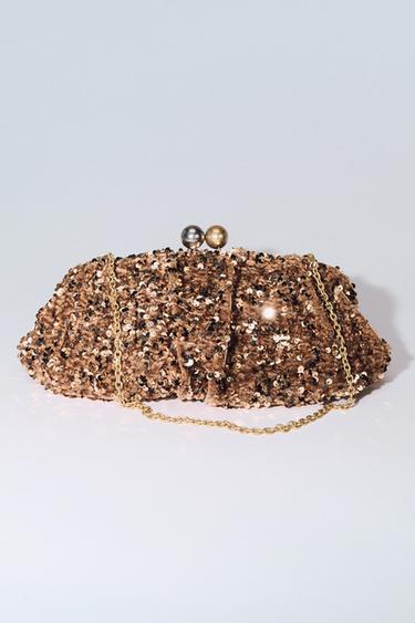 SOBRE LENTEJUELAS - Oro de Zara