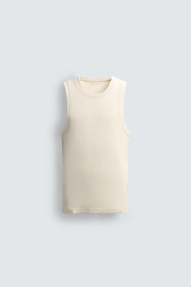 CAMISETA TANK RIB - Arena de Zara