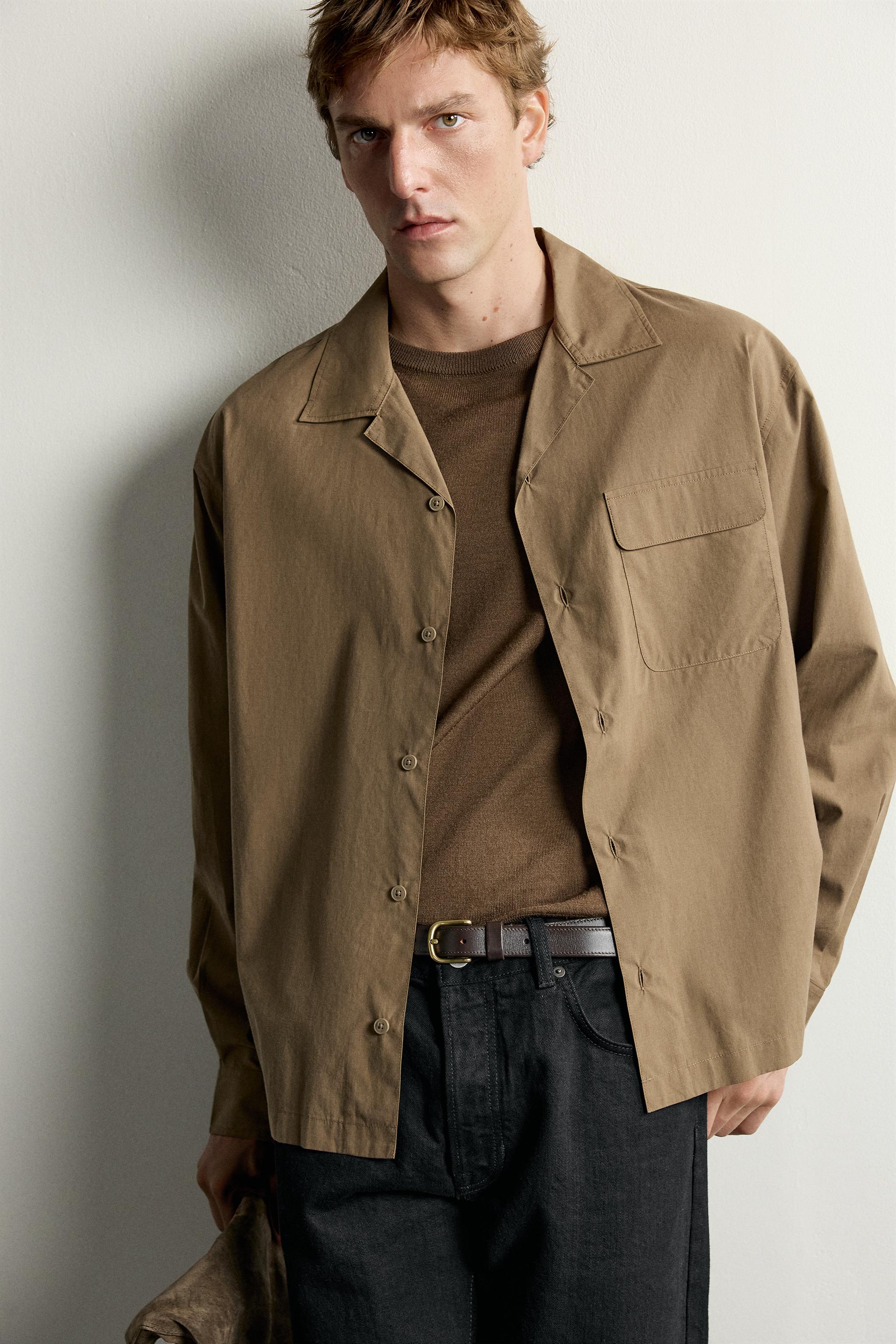 CHEMISE RELAXED FIT LYOCELL ET COTON