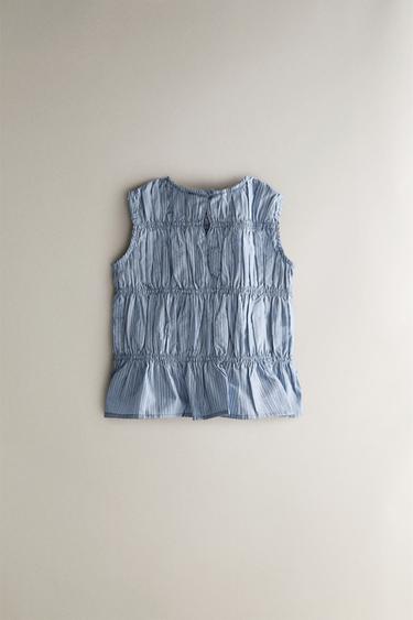PYJAMA ENFANT RAYURES - Bleu de Zara - Image 5