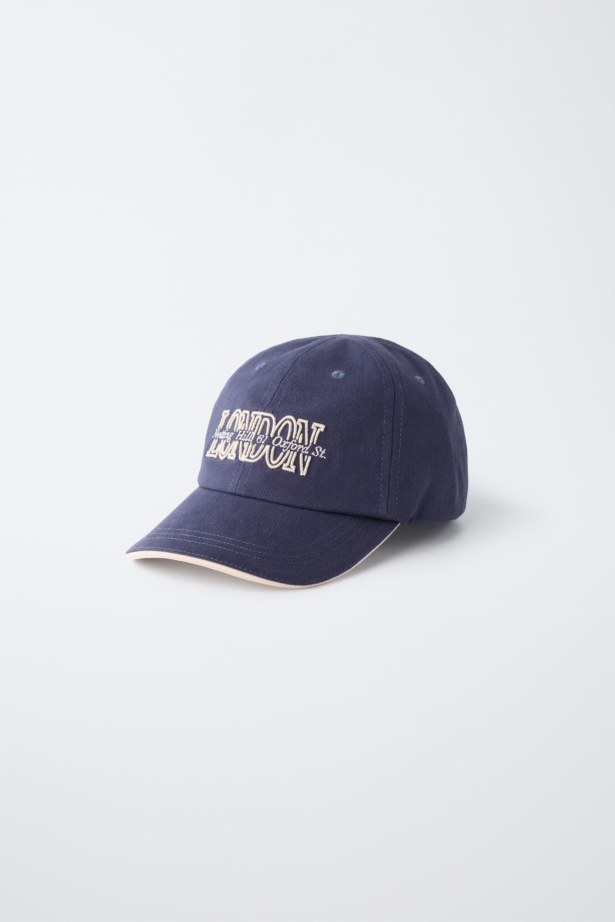 EMBROIDERED TEXT VARSITY CAP