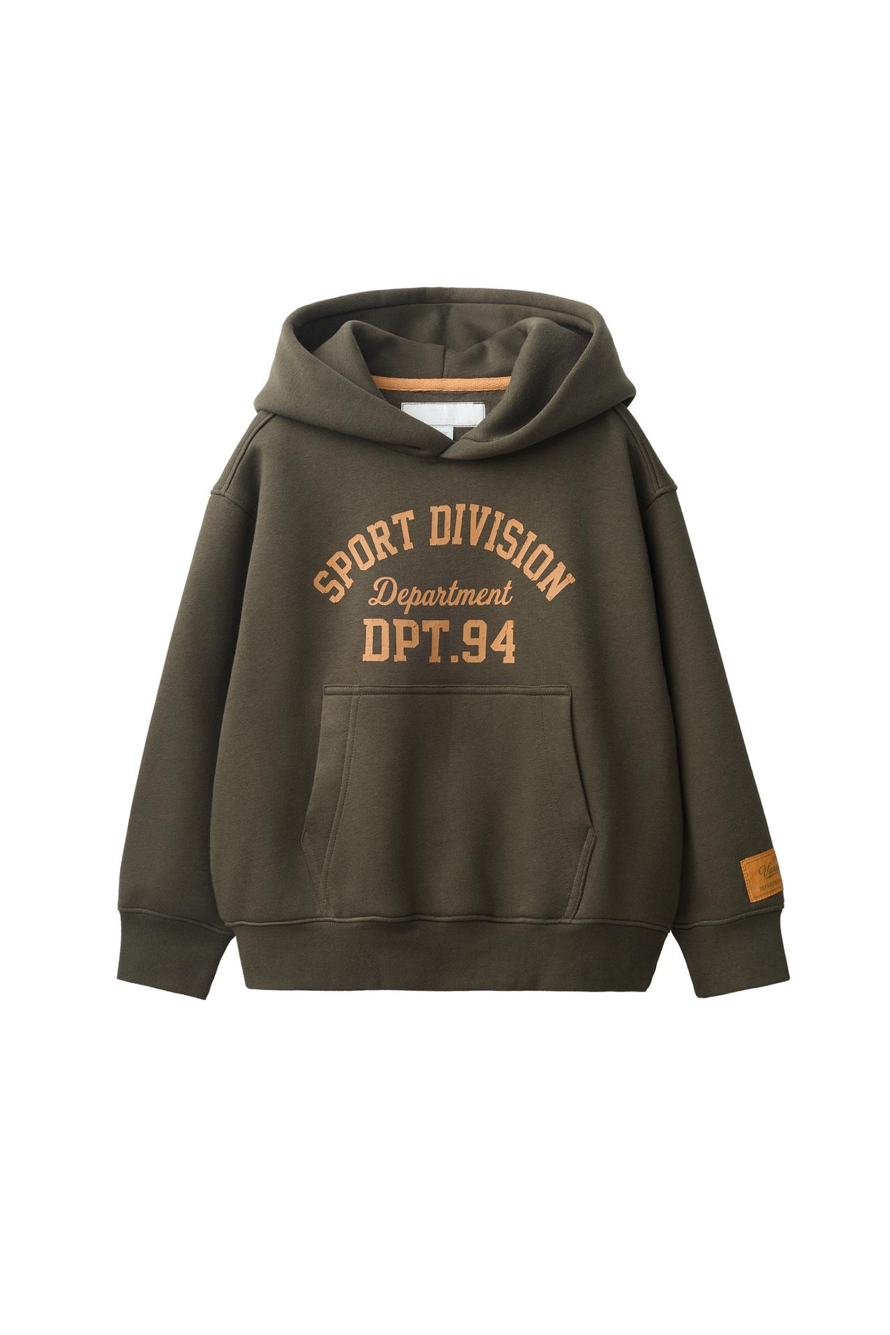 VARSITY SLOGAN SWEATSHIRT