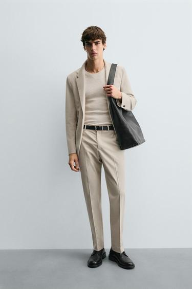 TRAJE ESTRUCTURA - Plomo oscuro de Zara