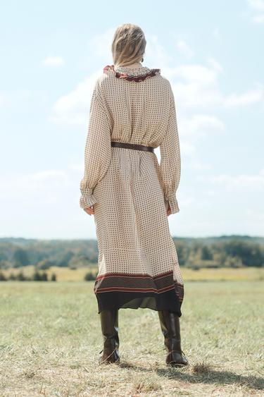 ROBE LONGUE IMPRIMÉE LIMITED EDITION - Imprimée de Zara - Image 3