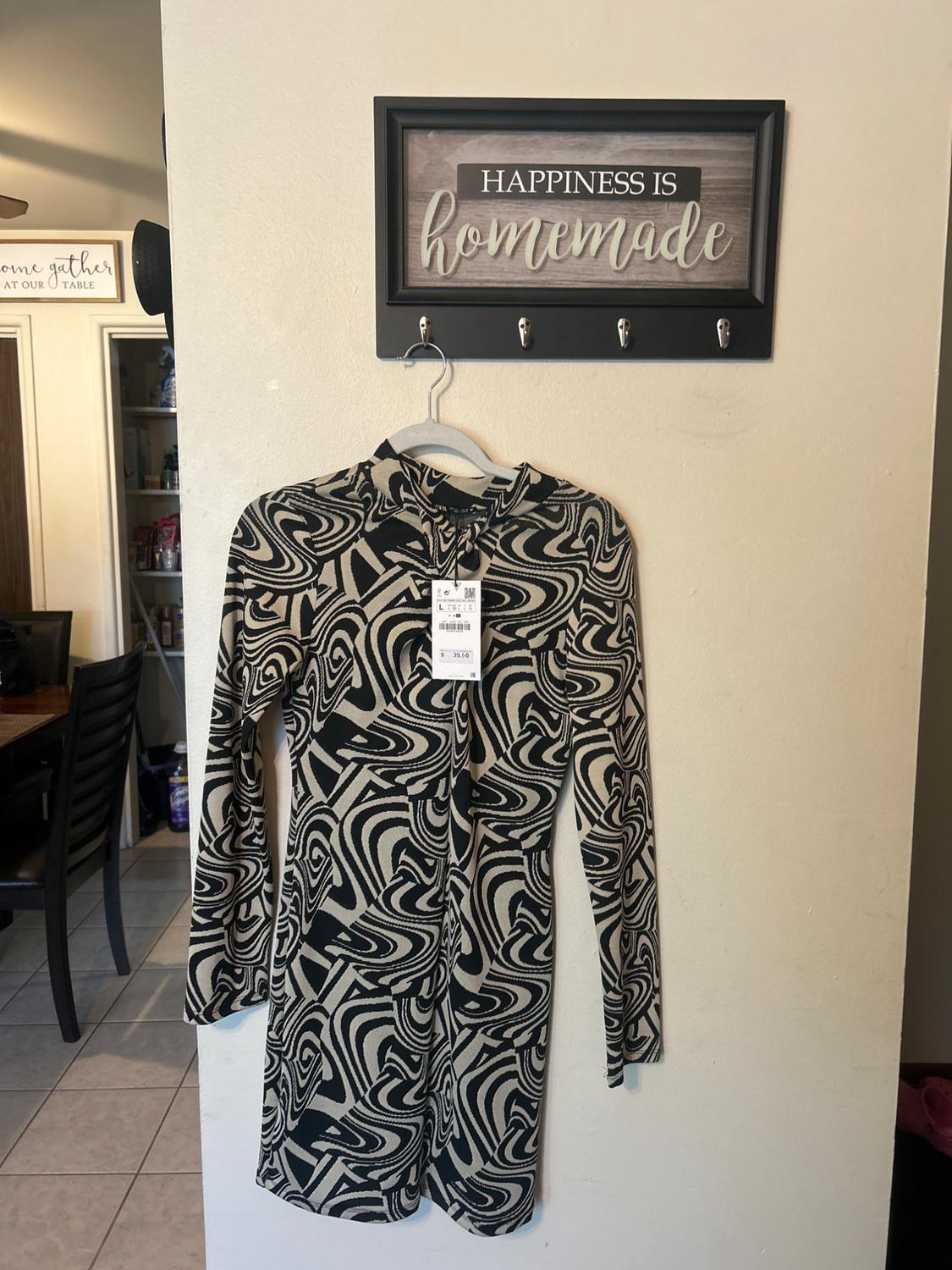 VESTIDO CRUZADO JACQUARD