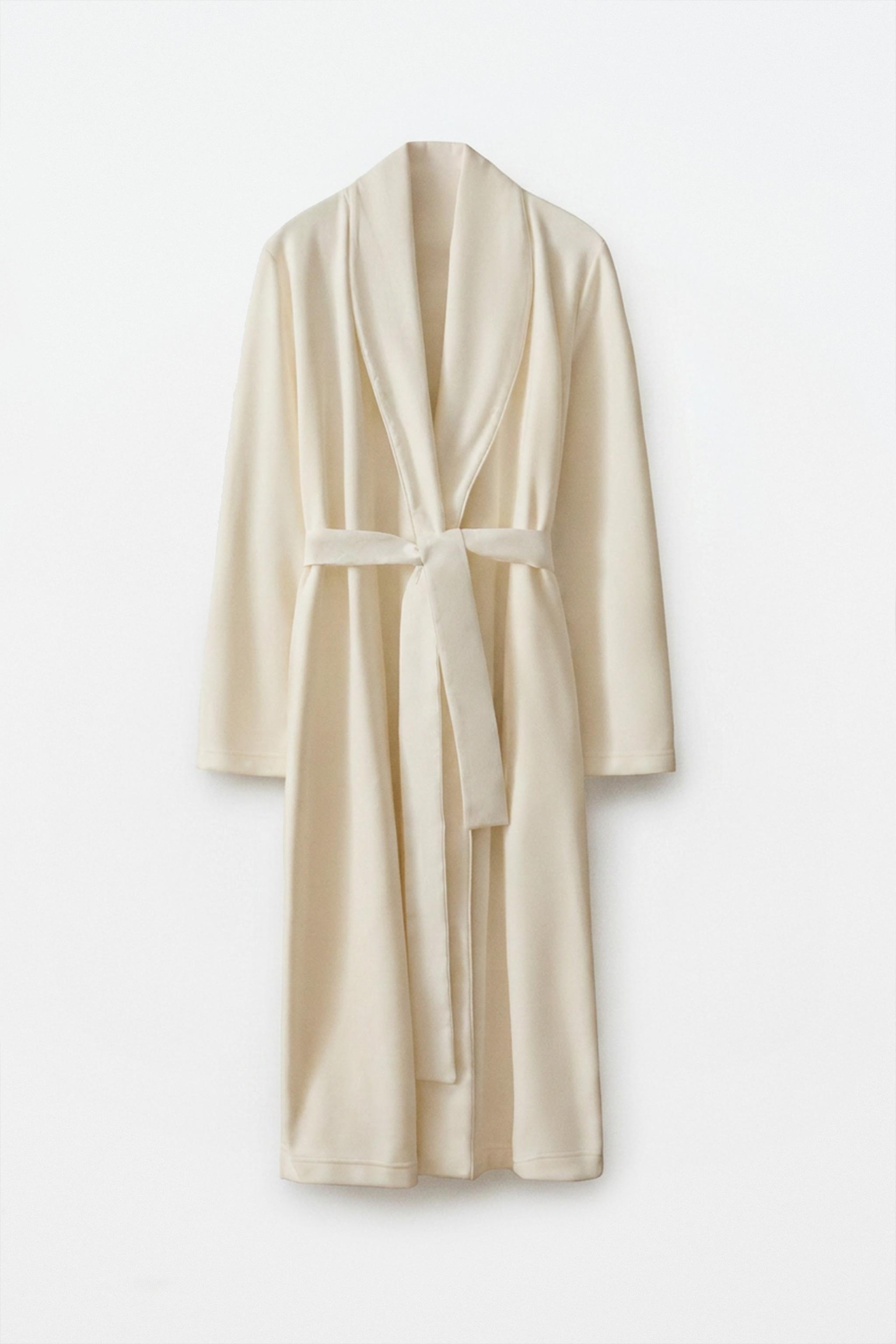 ladies long fleece dressing gown Black Fleece Hooded Long Dressing Gown