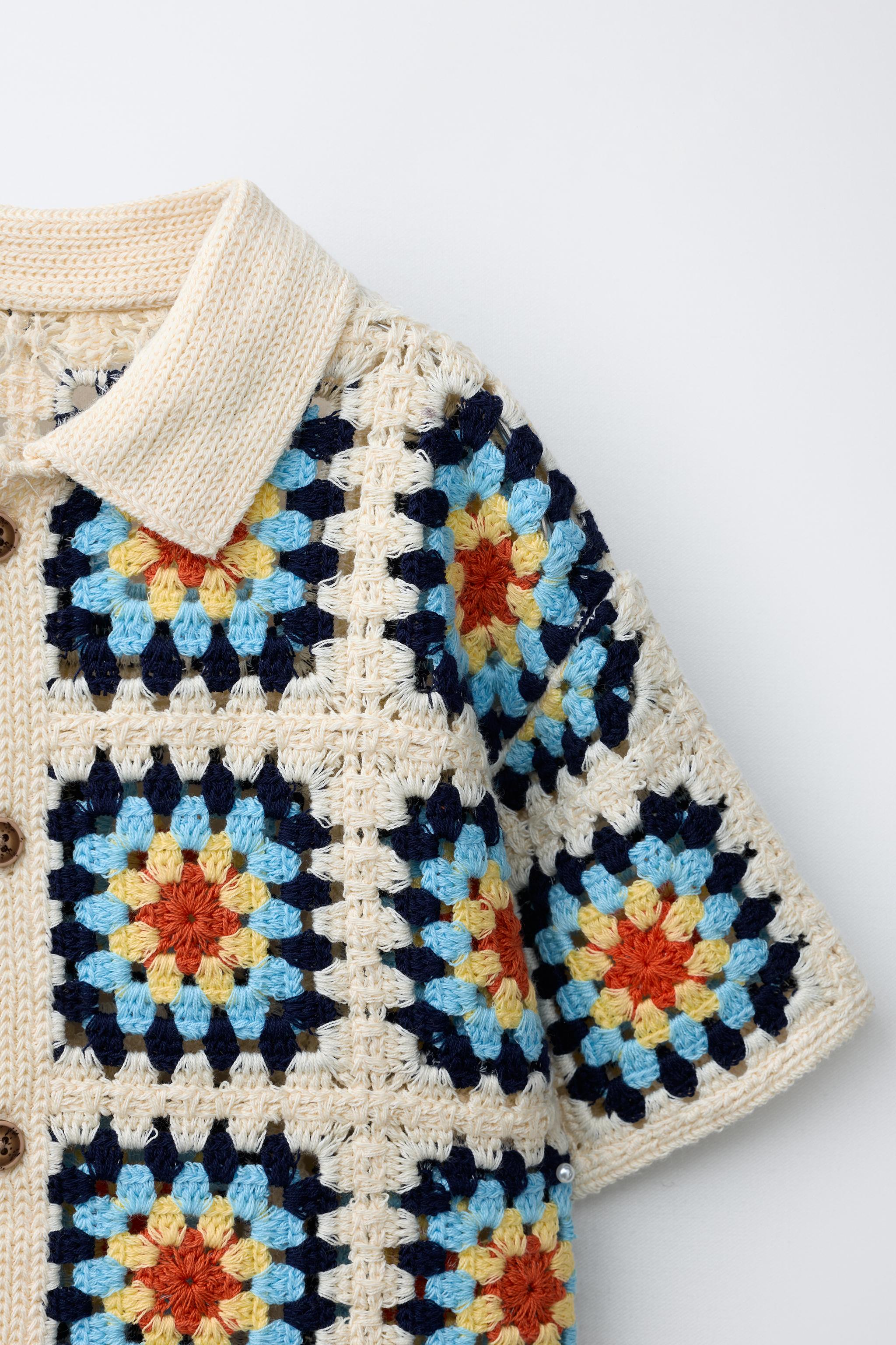 CHEMISE EN MAILLE CROCHET