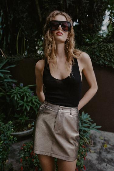 MINISSAIA COM EFEITO POLIPELE - Prata da Zara