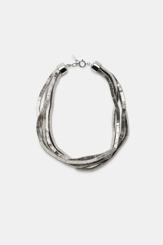 METAL NECKLACE - Silver by Zara - Image 0