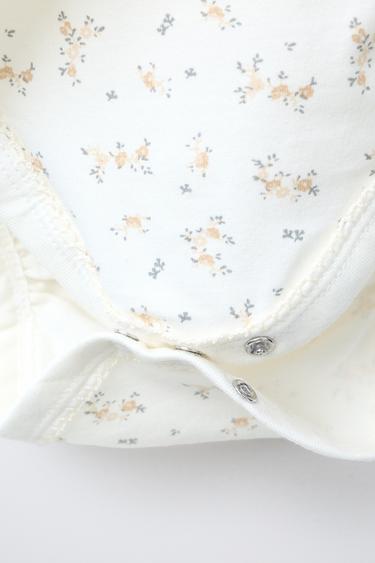 3-PACK OF KIMONO NECK FLORAL BODYSUITS WITH SOFT QUALITY - Grey by Zara - Image 3