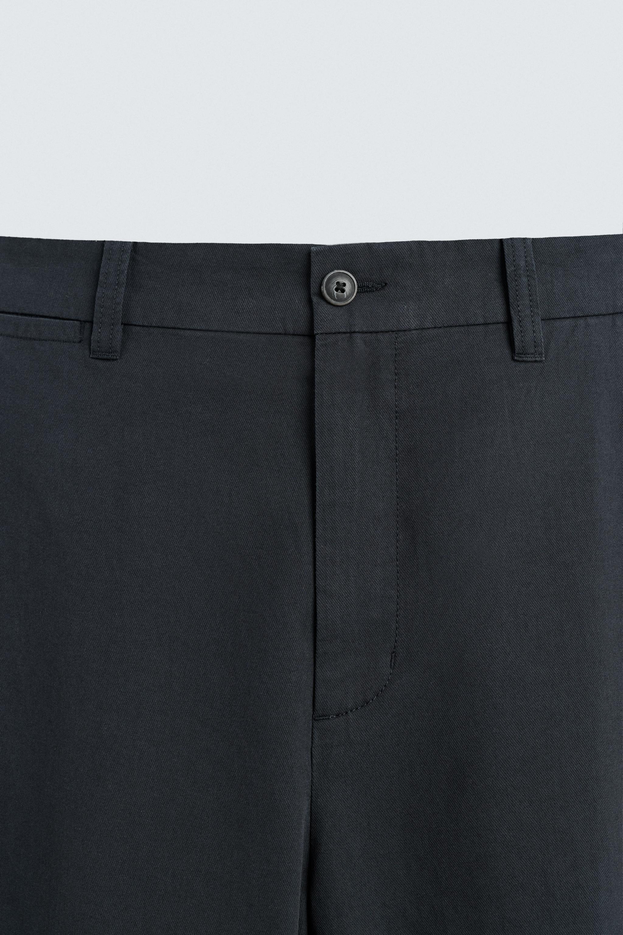 PANTALON REGULAR FIT STRUCTURÉ
