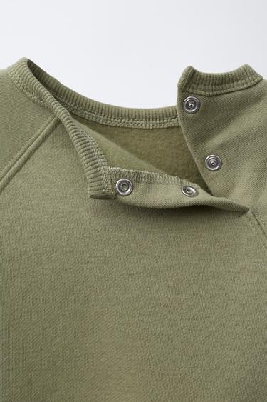 ENSEMBLE SWEAT ET JOGGER IMPRIMÉ - Kaki de Zara - Image 4
