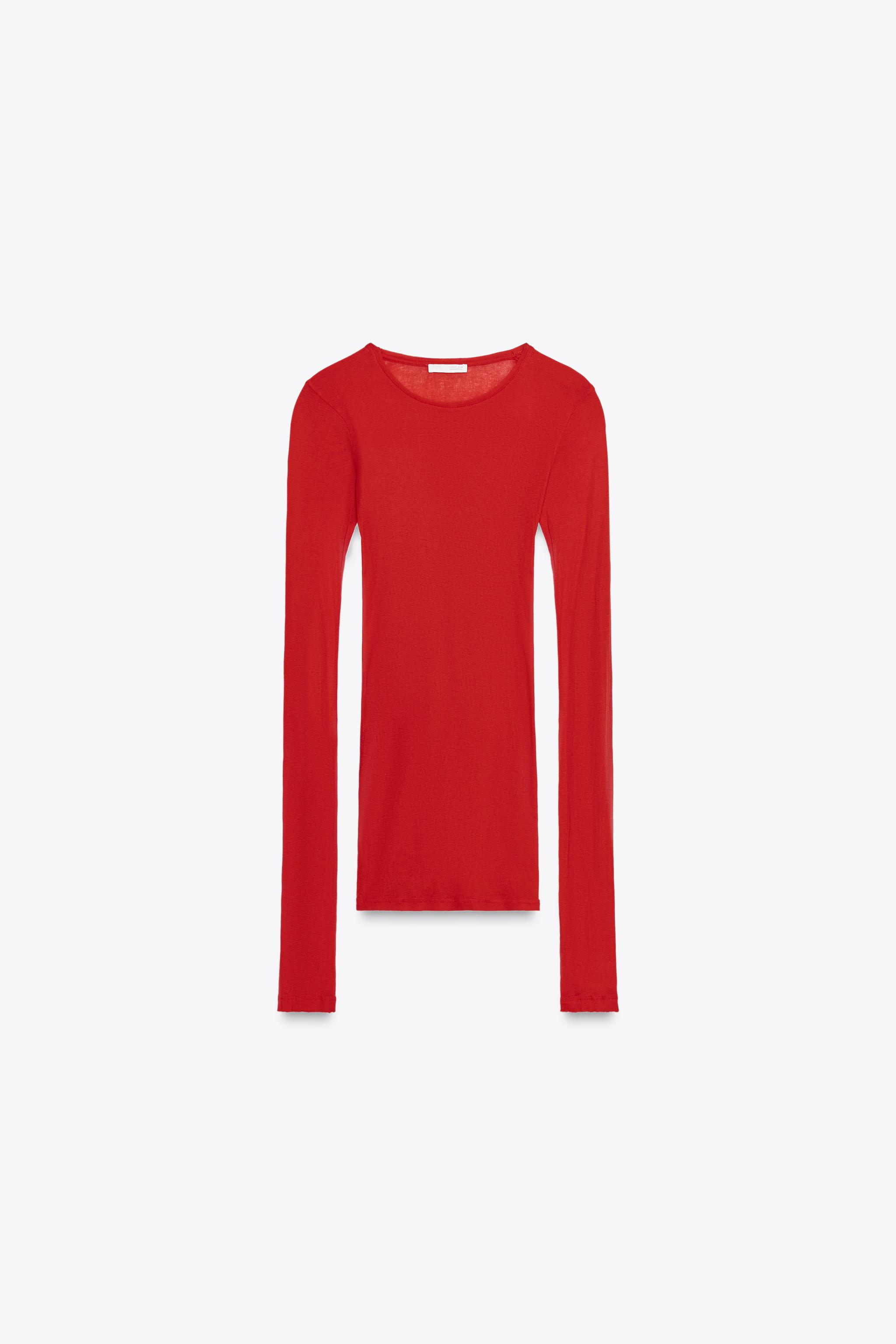 レディースレッドTシャツ | ZARA 日本
