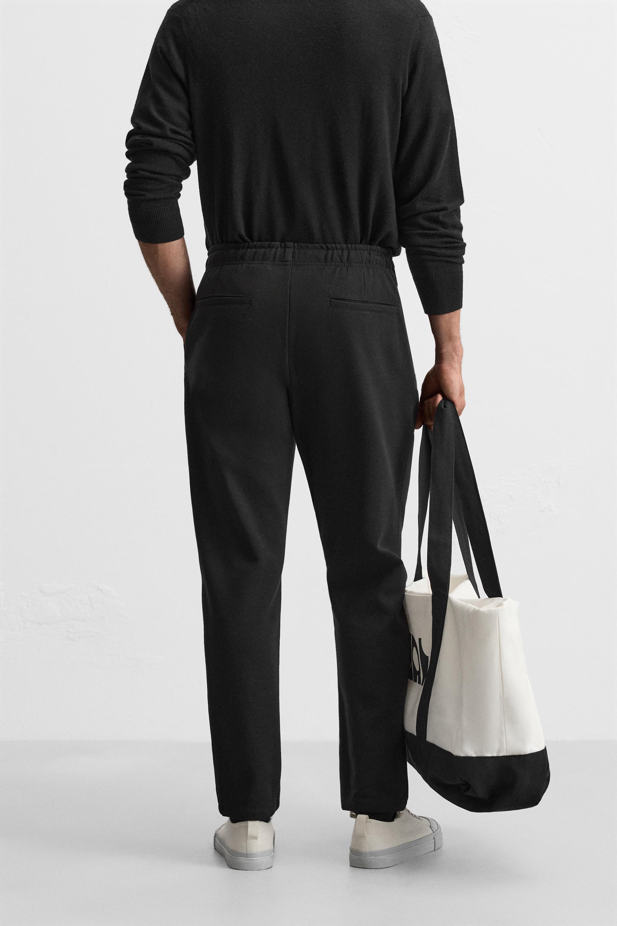 COMFORT FIT ジョガーウエストパンツ - ベージュ | ZARA Japan