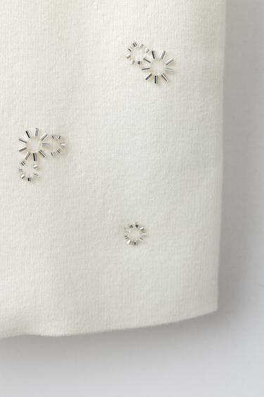 KNIT BEAD TOP - White by Zara - Image 3