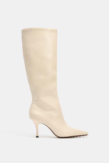 Women´s White Boots | ZARA Spain