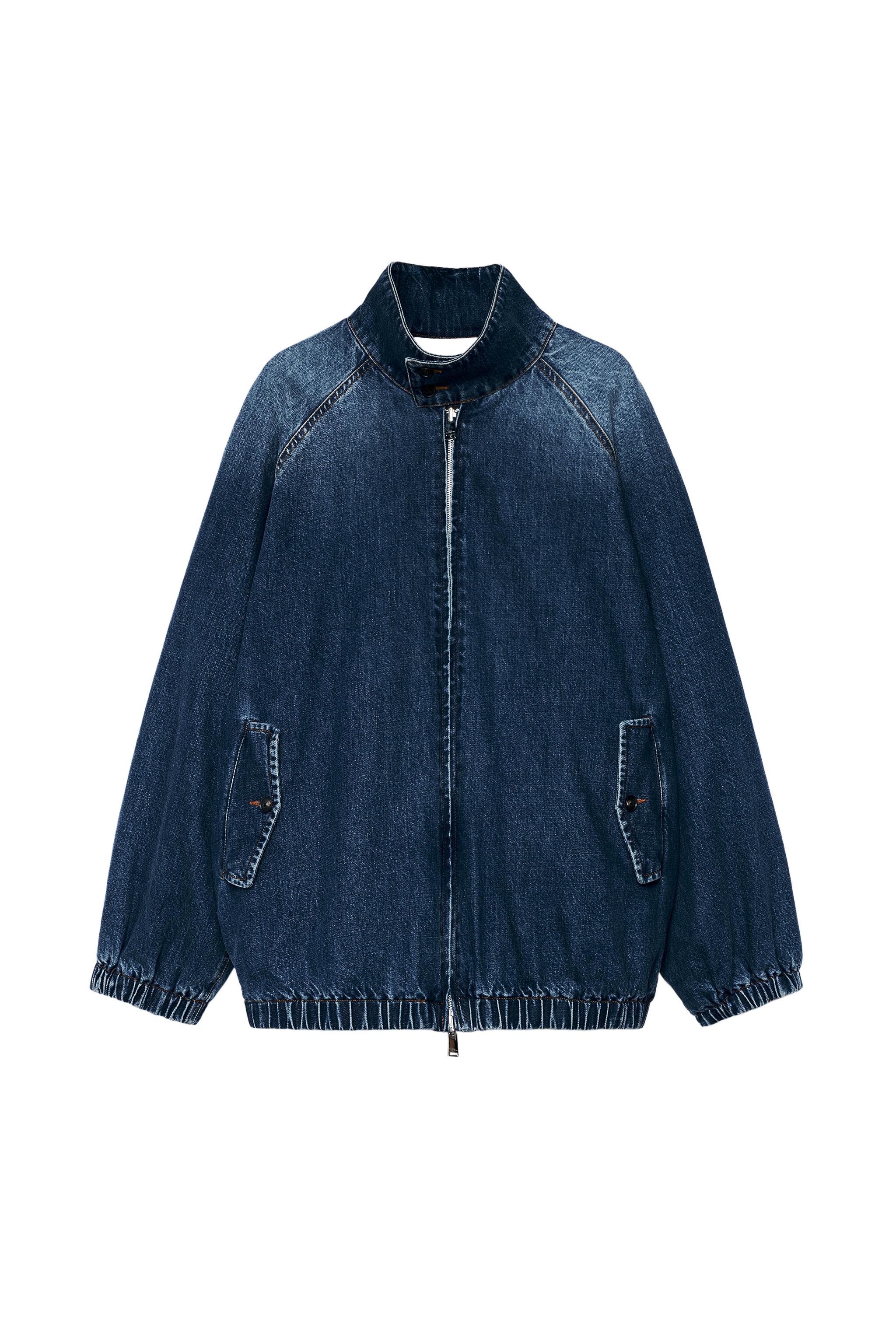 BLOUSON RÉVERSIBLE DENIM CONTRASTE