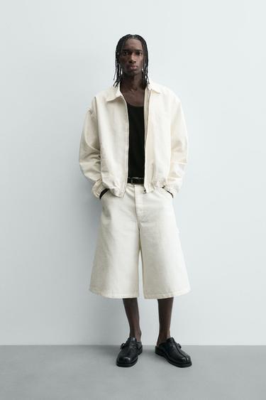 CONJUNTO DENIM PARCHE - Beige vigoré de Zara