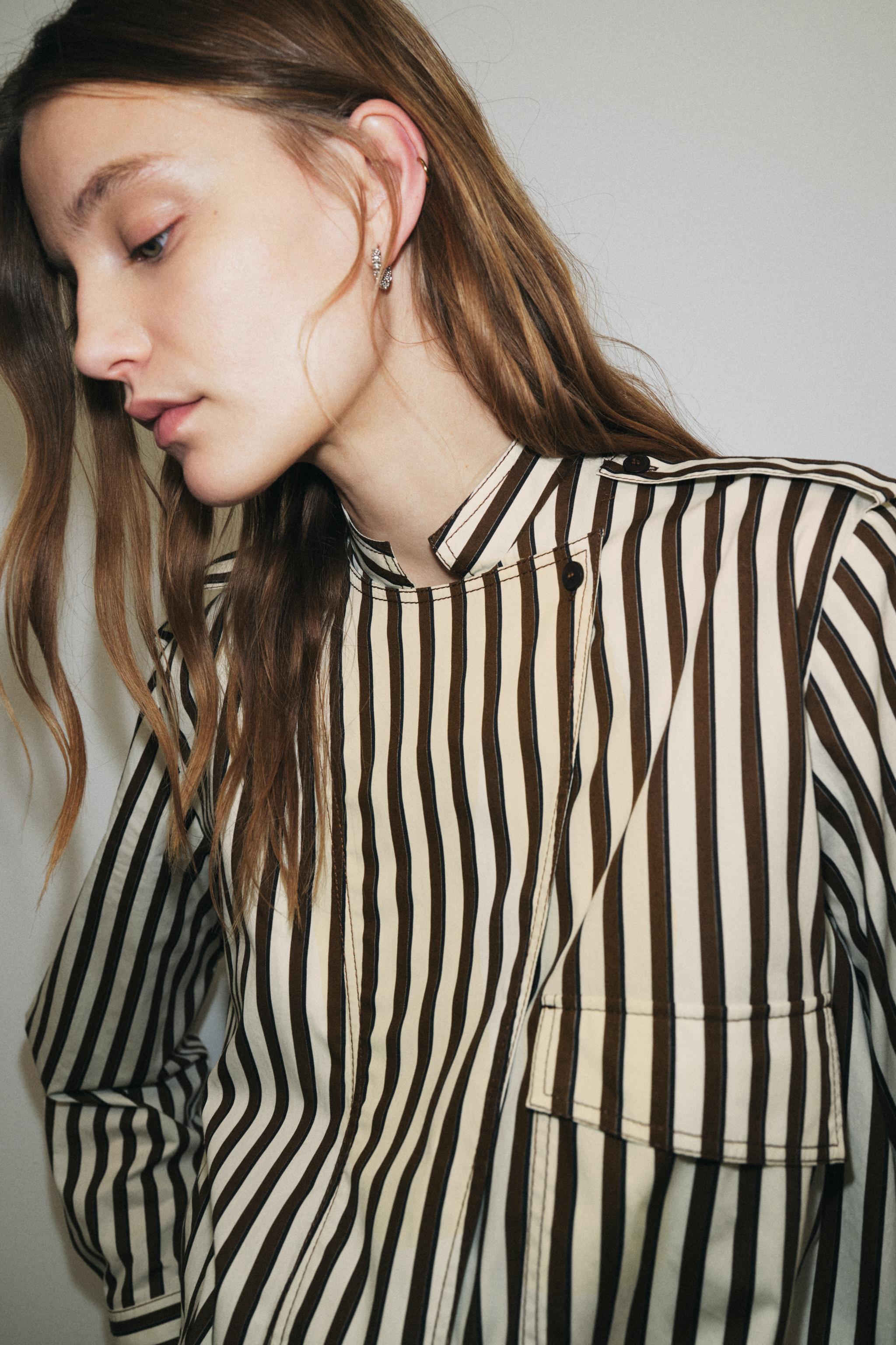 トップス puukuuM ZW COLLECTION STRIPED SHIRT - striped | ZARA United States