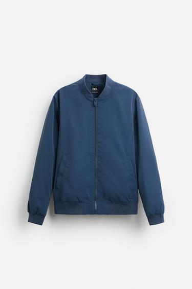 LIGHTWEIGHT BOMBER JACKET - Navy blue by Zara