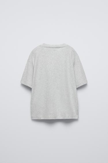 HELLO KITTY © T-SHIRT - Grey marl by Zara - Image 1