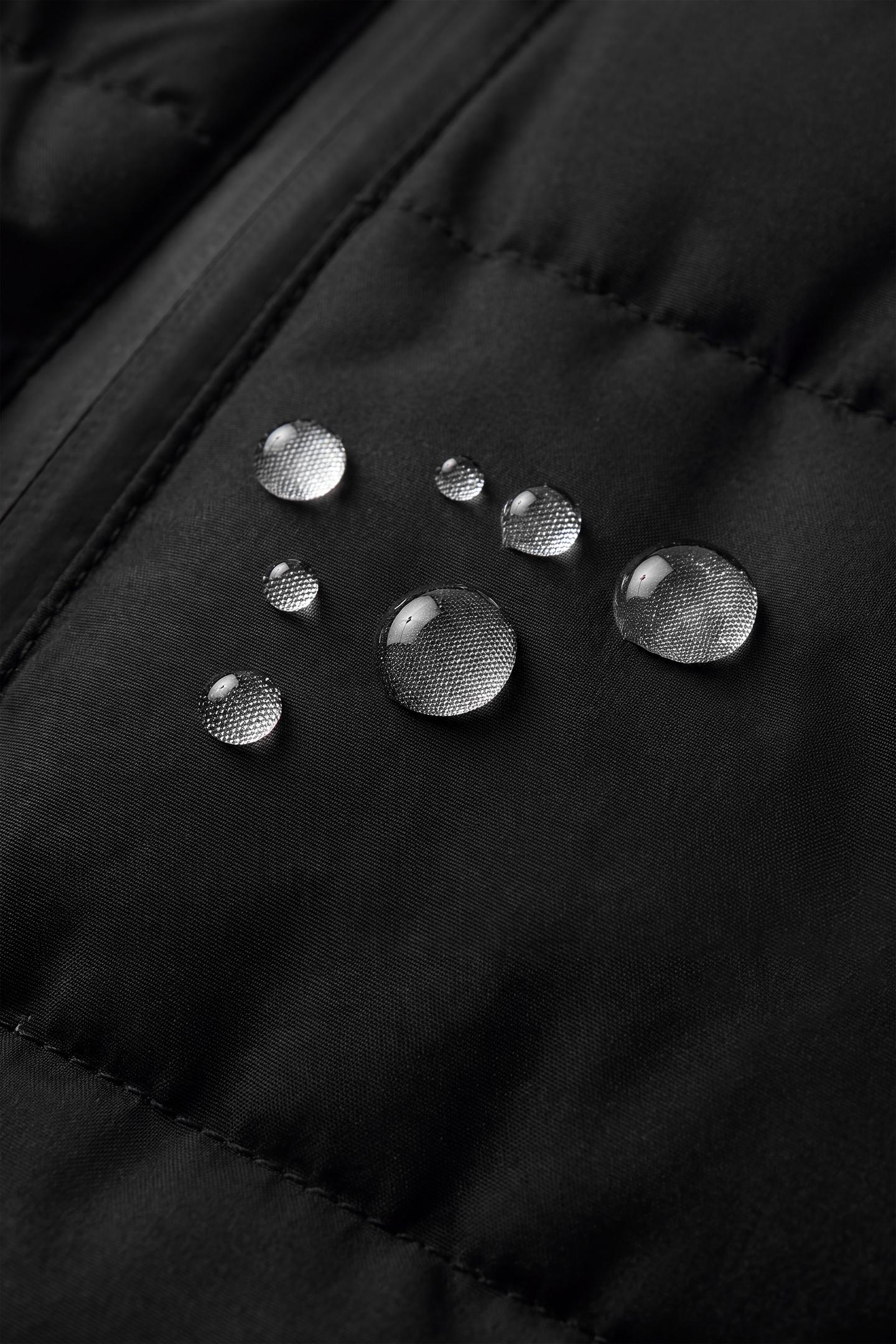 Детский жилет Zara Water-Repellent Puffer Vest, цвет: Чёрный — фото 9
