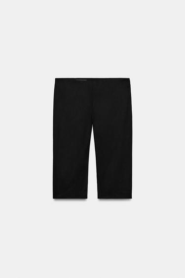 PANTALÓN CAPRI - Negro de Zara - Imagen 0