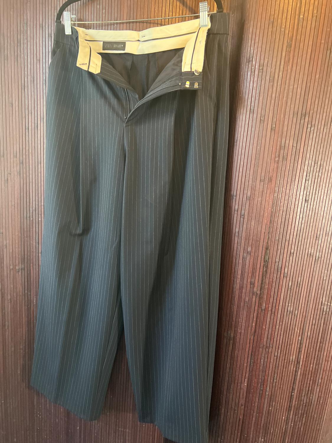 PLEATED BELTED PANTS - Image 4