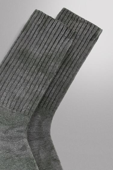 CHAUSSETTES D'ENTRAÎNEMENT LOT DE 2 - Gris bleu de Zara - Image 2